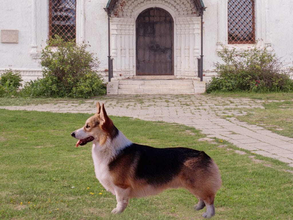Corgi Colors: Pembroke Welsh Corgi Sable & White